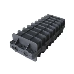 INLINE FIBER OPTIC SPLICE CLOSURE 24 -48- 72 -96 CORES 6 MECHANICAL PORTS